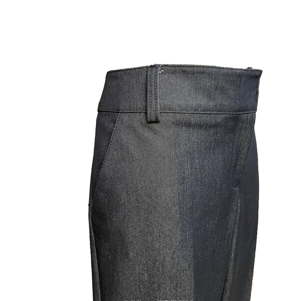 Cache Womens Modern Flat Front Bootcut Jeans Size 6 Blue Dark Wash Denim Stretch - Picture 9 of 14
